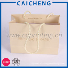 Luxury Printed Paper Shopping Gift Bag with Cotton Rope